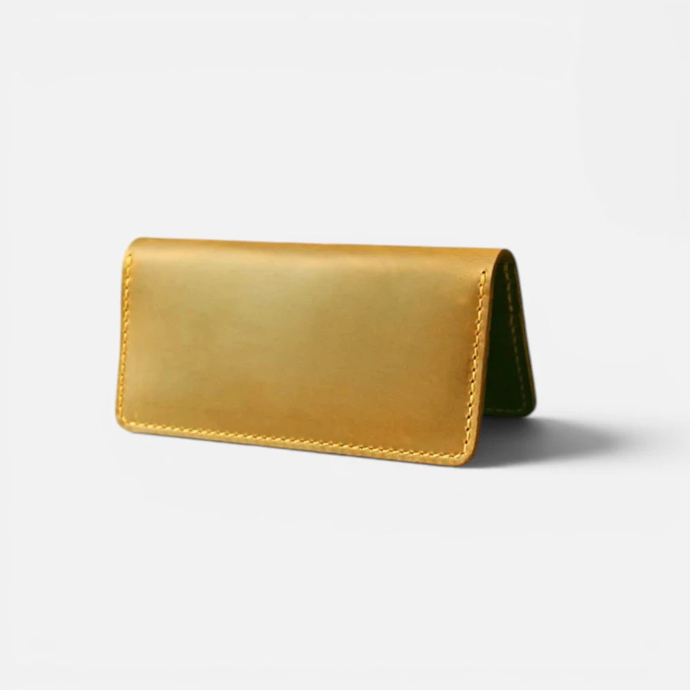 Portefeuille Vintage En Cuir