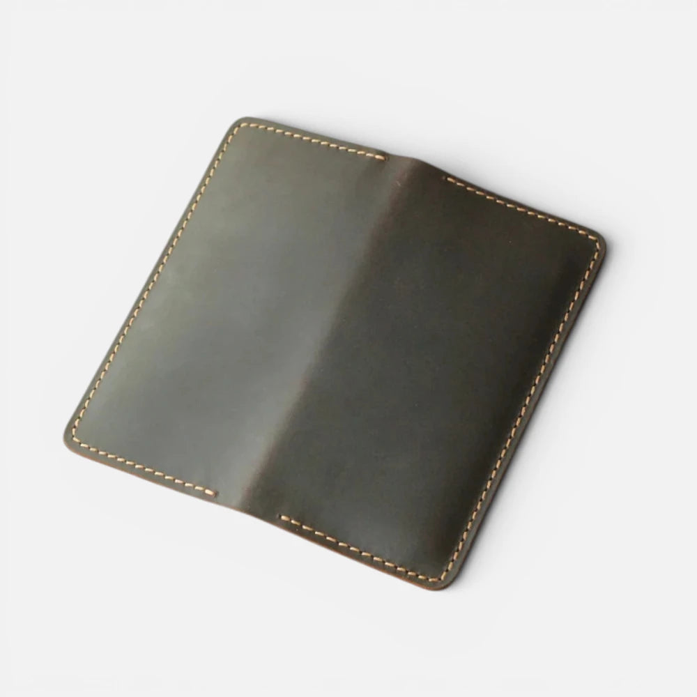 Portefeuille Vintage En Cuir