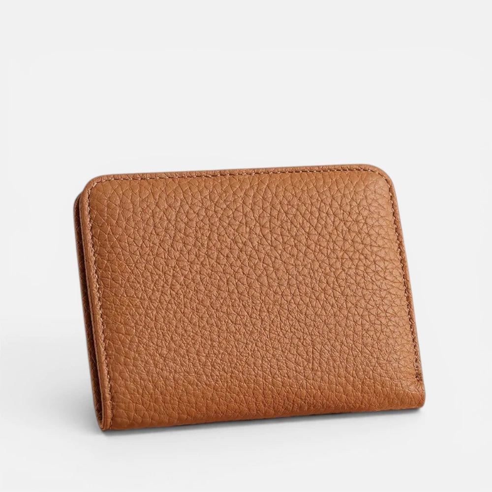 Mini Portefeuille En Cuir