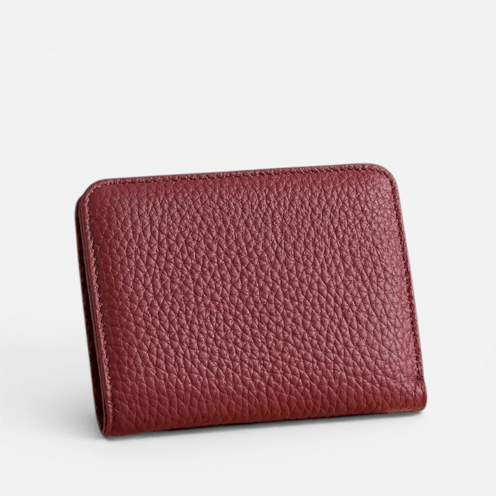 Mini Portefeuille En Cuir