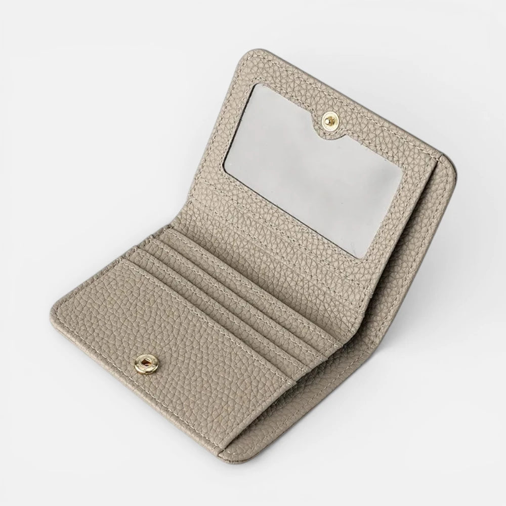Mini Portefeuille En Cuir