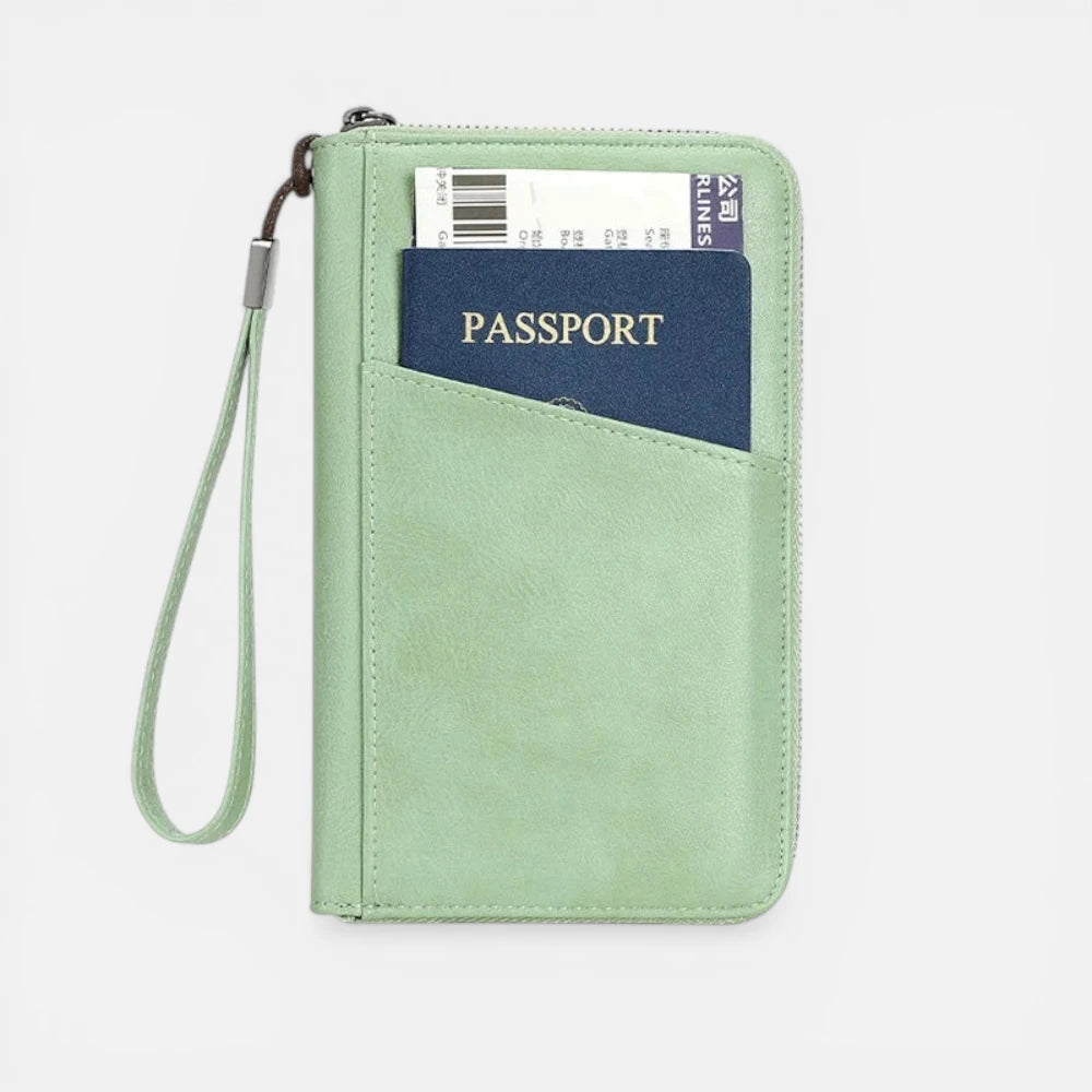 Portefeuille De Voyage En Cuir