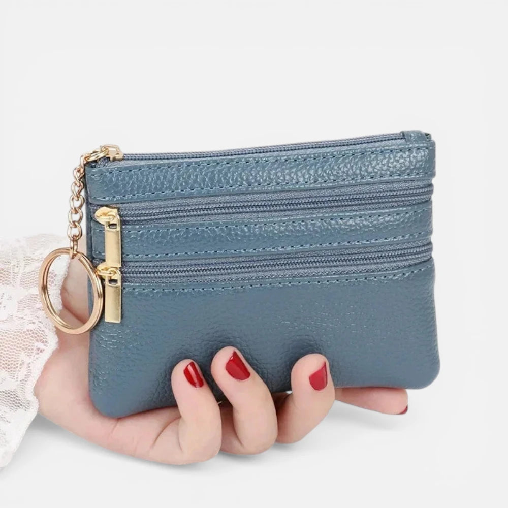 Petit Portefeuille Femme Cuir