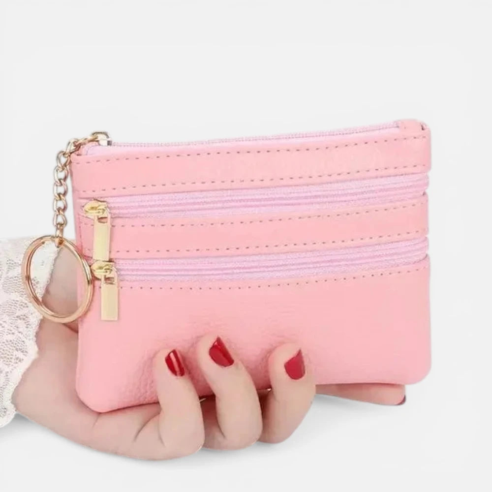 Petit Portefeuille Femme Cuir