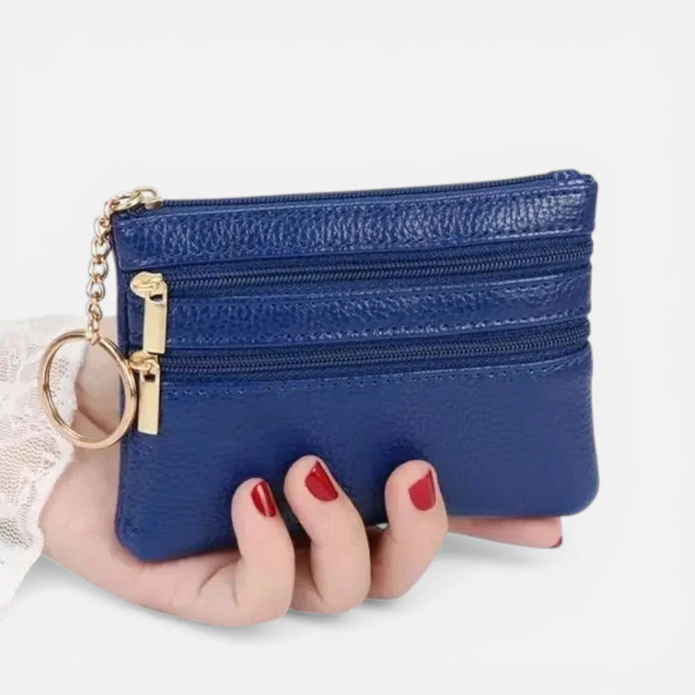 Petit Portefeuille Femme Cuir