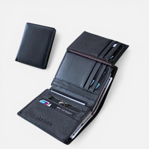 Petit  Portefeuille  En  Cuir Homme