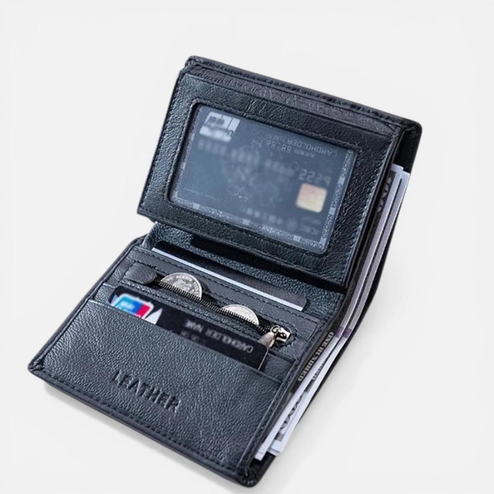 Petit  Portefeuille  En  Cuir Homme