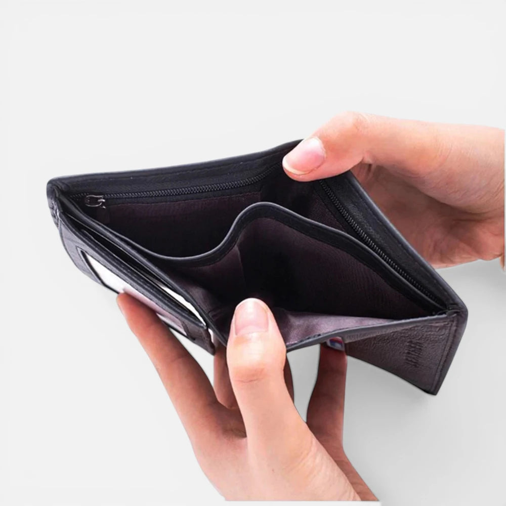 Petit  Portefeuille  En  Cuir Homme